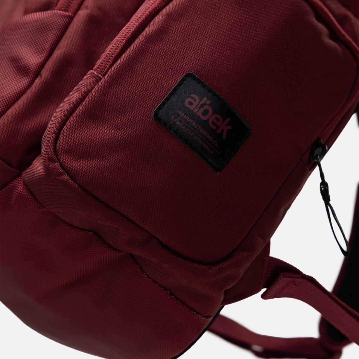 ALBEK - DUDLEY BACKPACK - BURGUNDY