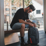 ALBEK - DUDLEY BACKPACK - STEEL GREY