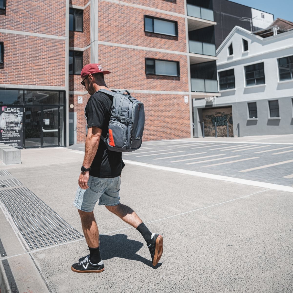 ALBEK - DUDLEY BACKPACK - STEEL GREY