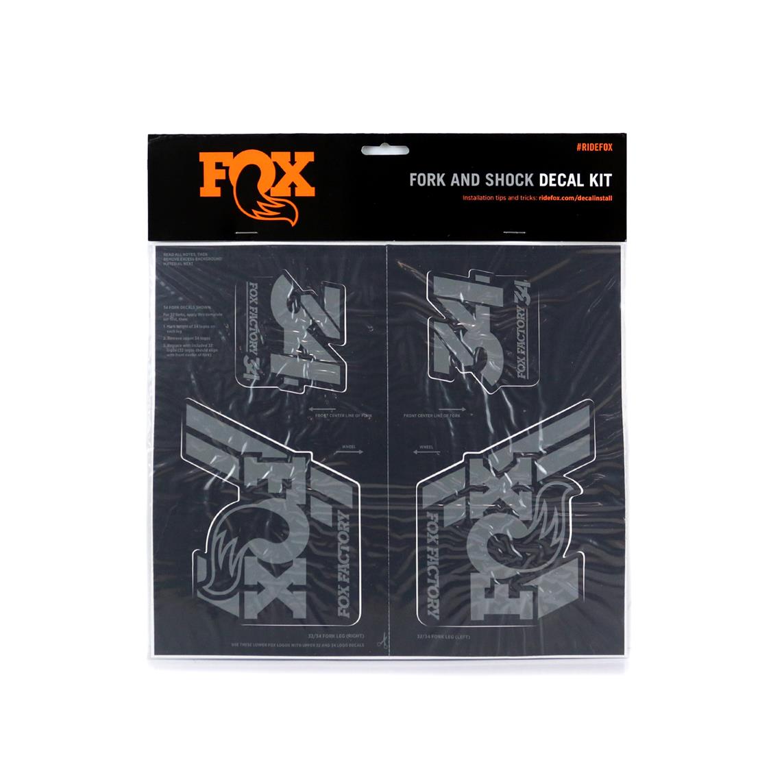 Decal 2019 AM Heritage Fork & Shock Kit - STEALTH