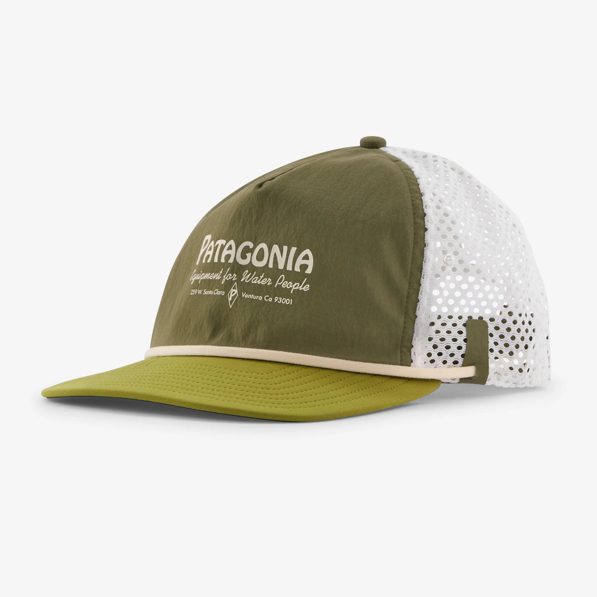 Patagonia Merganzer Hat Water People Banner Tent Green