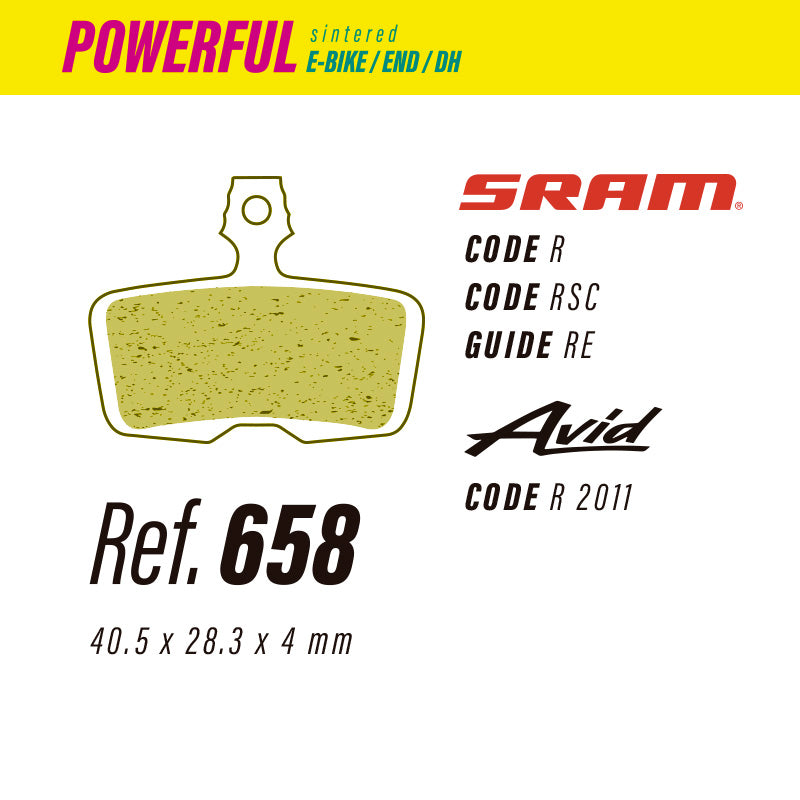 Brake Pads Less Brakes Powerful Avid Sram