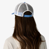 Patagonia P-6 Logo LoPro Trucker Hat Abundant Blue