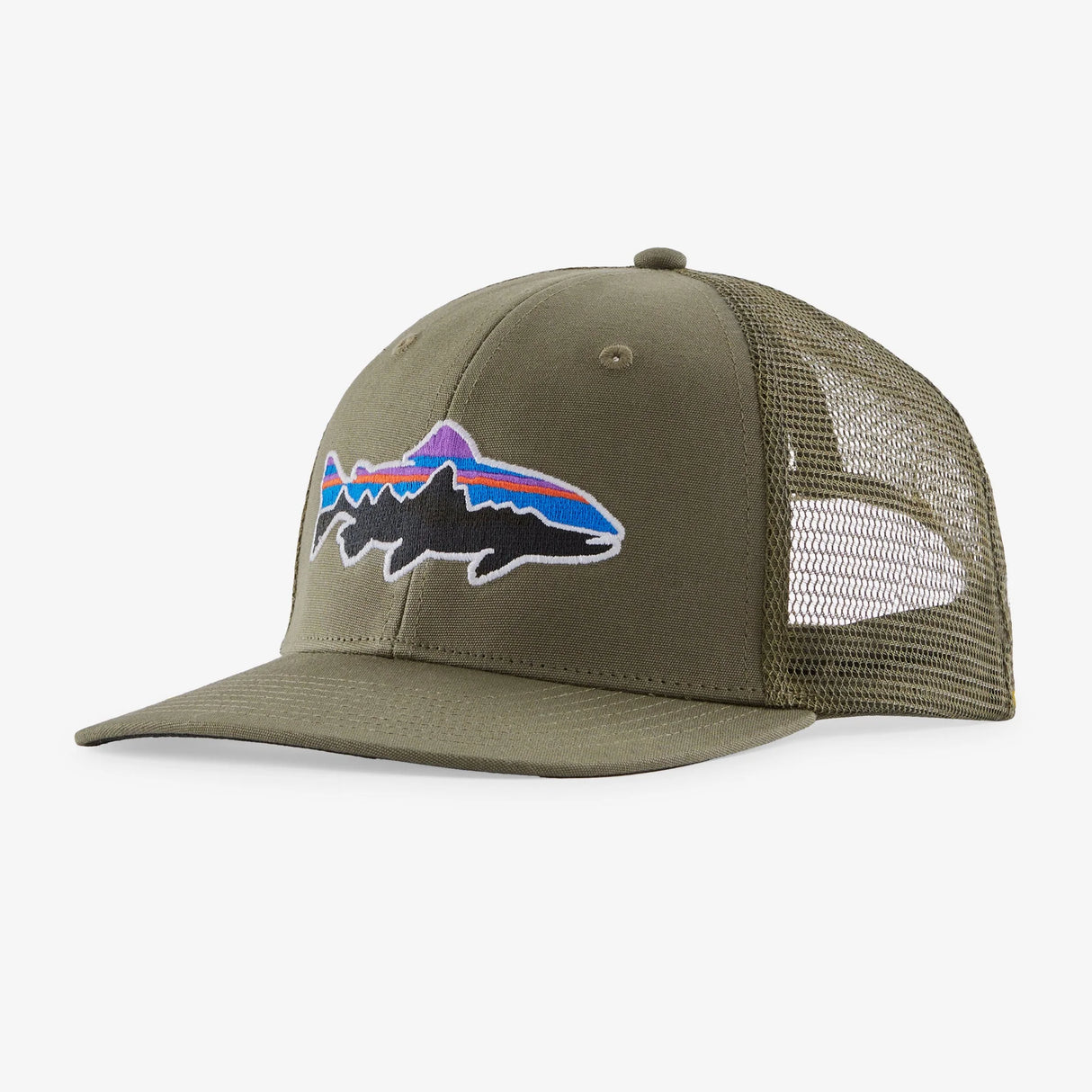 Patagonia Fitz Roy Trout Trucker Hat Basin Green