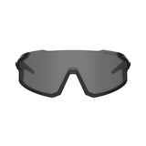 Tifosi Stash Sunglasses BlackOut with Smoke, AC Red and Clear Lens
