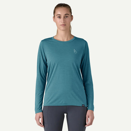 Patagonia W's Long-Sleeved Cap Cool Daily Graphic Shirt - Waters