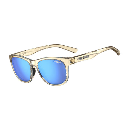 Tifosi Swank Sunglasses Golden Ray with Sky Blue Mirror Lens
