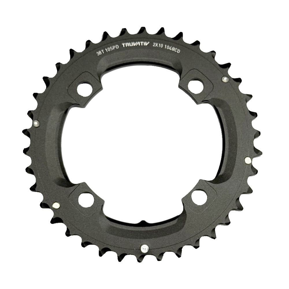 SRAM Chain Ring MTB 38 Tooth 104 SS Aluminium 3mm Blast Black
