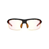 Tifosi Rivet Sunglasses Blackout with Clarion Red Fototec Reader +1.5 Lens
