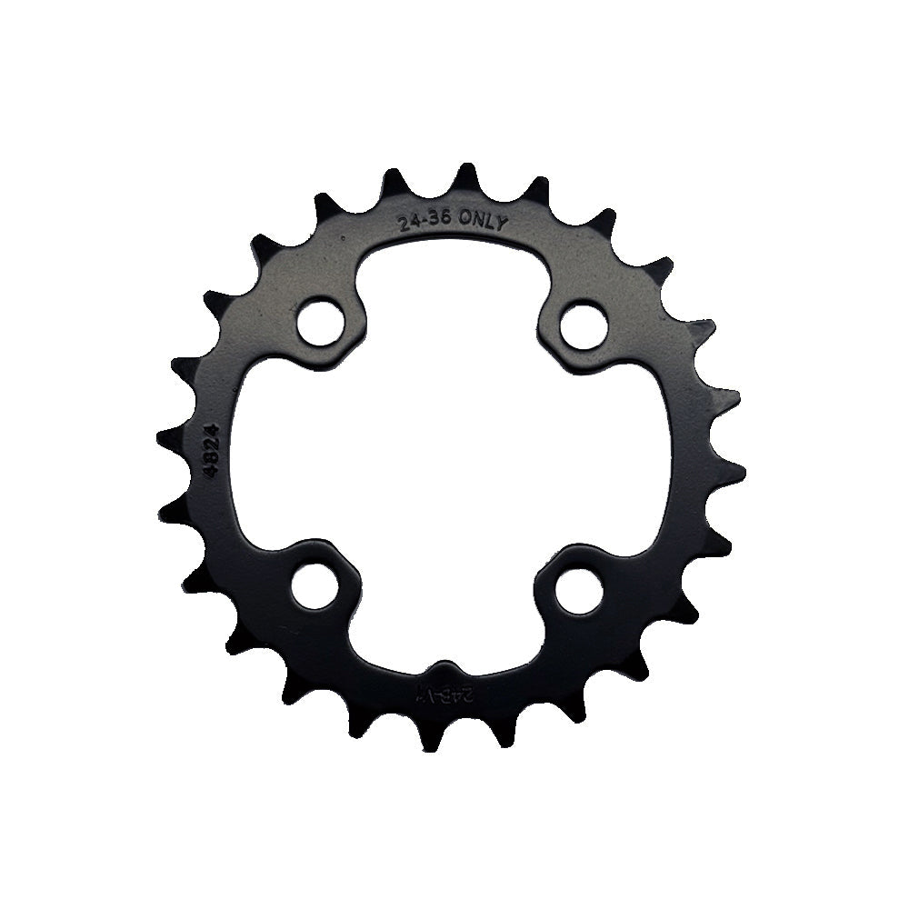 SRAM Chain Ring MTB 24 Tooth 64mm B V1 Aluminium 3mm 9 and 10 Speed Blast Black
