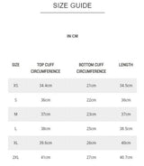 Loam Knee Sleeve Size Guide