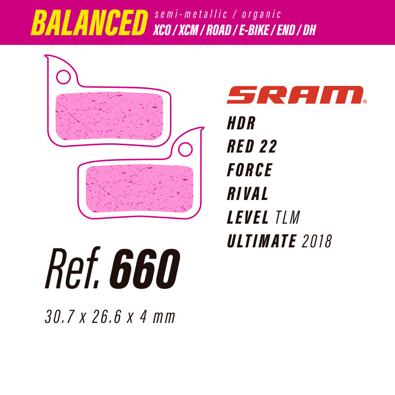 Less Brakes SRAM Balanced 660