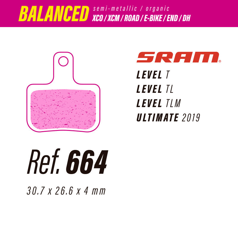 Less Brakes SRAM Level Balanced 664