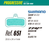 Less Brakes Shimano Progressive 651