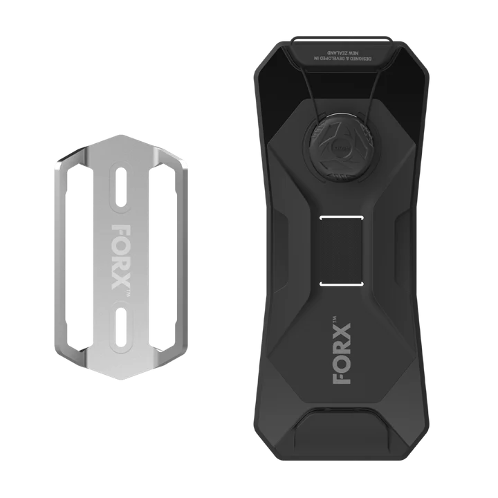 Forx Switchback Strap With Baseplate - Silver