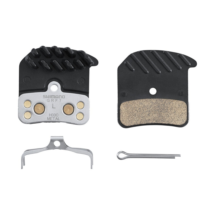 Shimano H03C Metal Pad W/ Fin 4-Piston Brake Pads