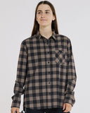 DHaRCO Womens Long Sleeve Button Up