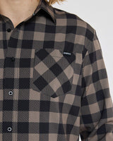 DHaRCO Mens Long Sleeve Button Up