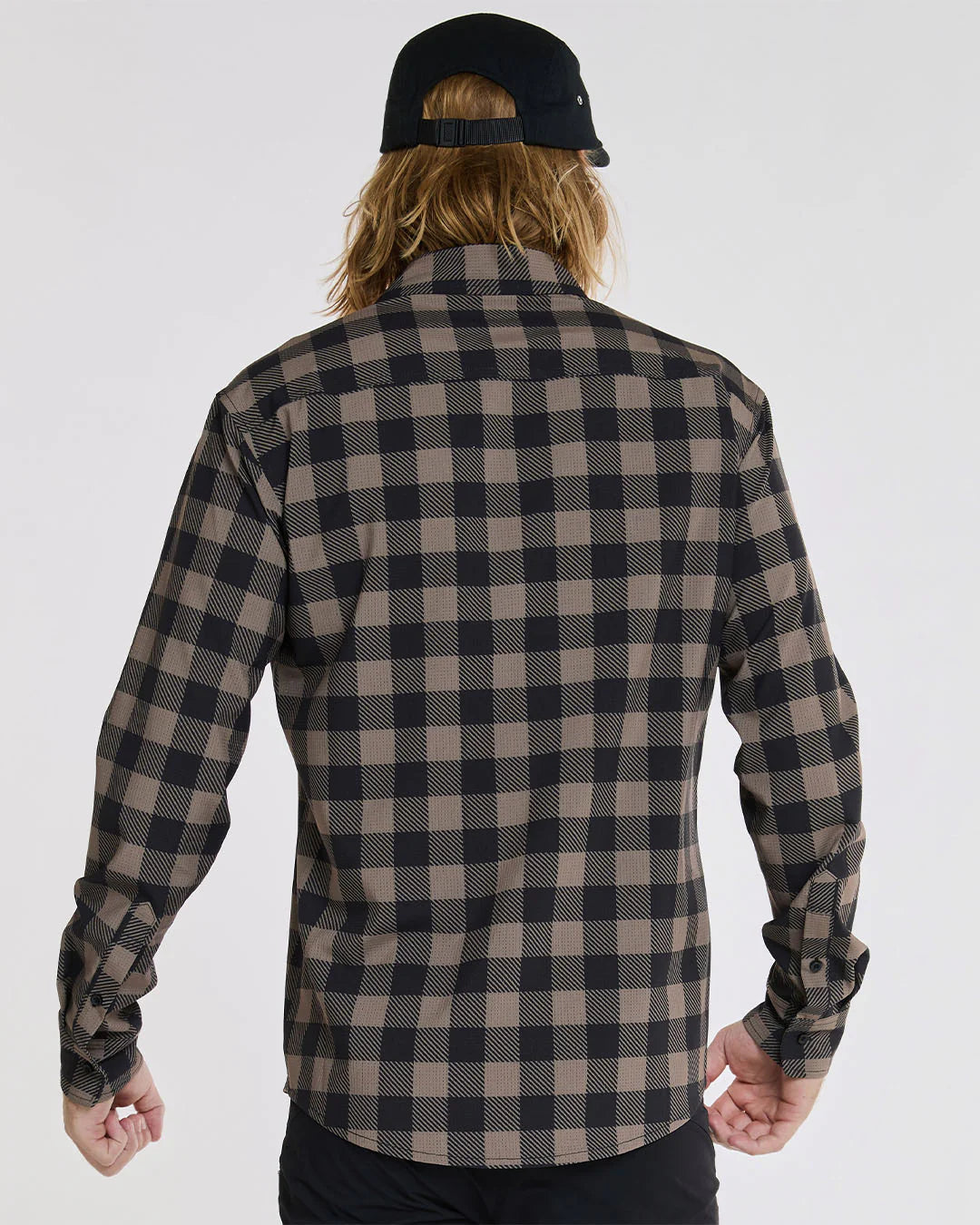 DHaRCO Mens Long Sleeve Button Up
