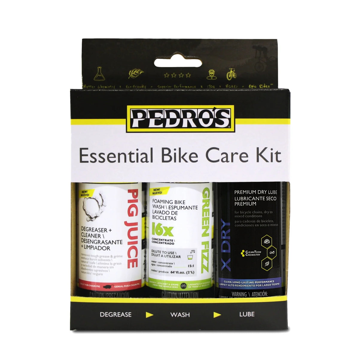 Pedro's Essential Bike Care Kit II