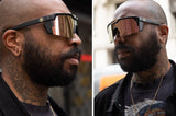 Heat Wave Visual Future Tech Sunglasses Black