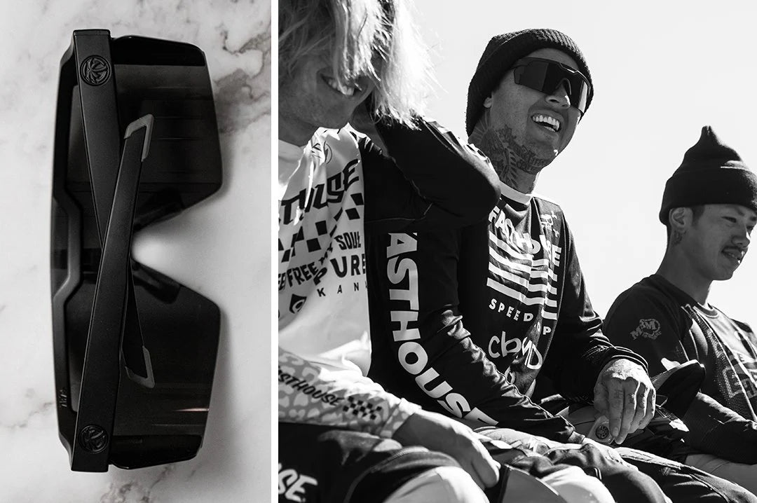 Heat Wave Visual Future Tech Sunglasses Black
