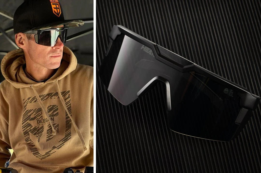 Heat Wave Visual Future Tech Sunglasses Black