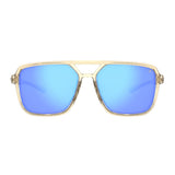 Tifosi Salto Sunglasses Golden Ray with Sky Blue Mirror Lens
