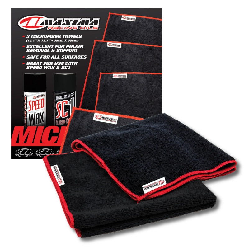 Micro Fiber Towel 3 Pack Maxima Bike