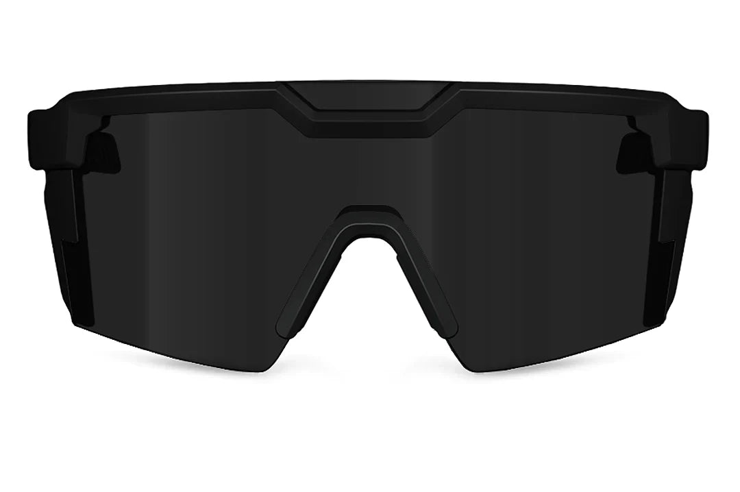 Heat Wave Visual Future Tech Sunglasses Anti-Fog Black