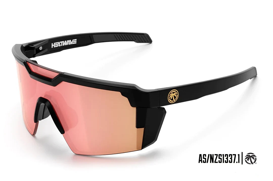 Heat Wave Visual Future Tech Sunglasses Black