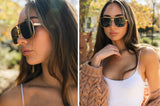 Heat Wave Visual Nimitz Sunglasses Gold