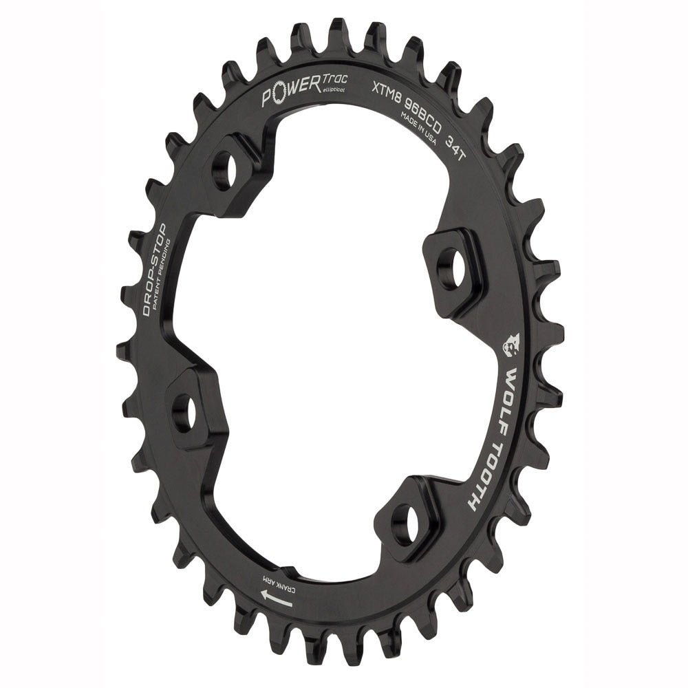 96 BCD XT M8000 Oval Drop-Stop Chainring