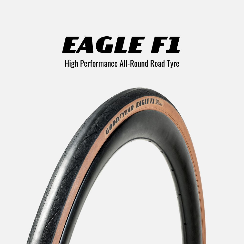 Goodyear Eagle F1 Tyre - Tube Type - Tan Wall