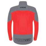Proviz Nightrider 2.0 Men's Cycling Jacket Red - Rear