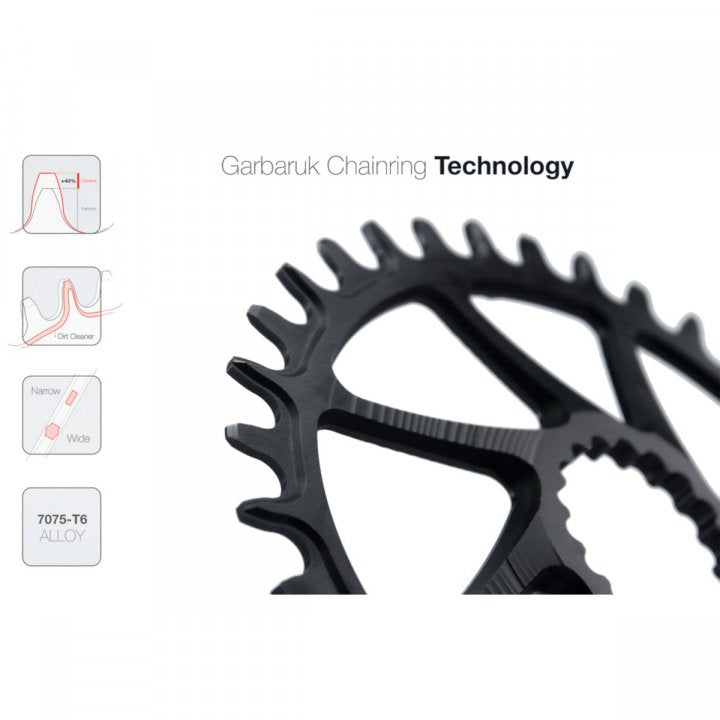 Garbaruk Sram GXP/DUB MTB Oval (BOOST) – Cycleways NZ