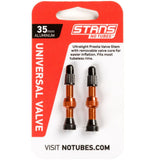 Stan's No Tubes 35mm Alloy Universal Valve Stem 1-Pair  Blue