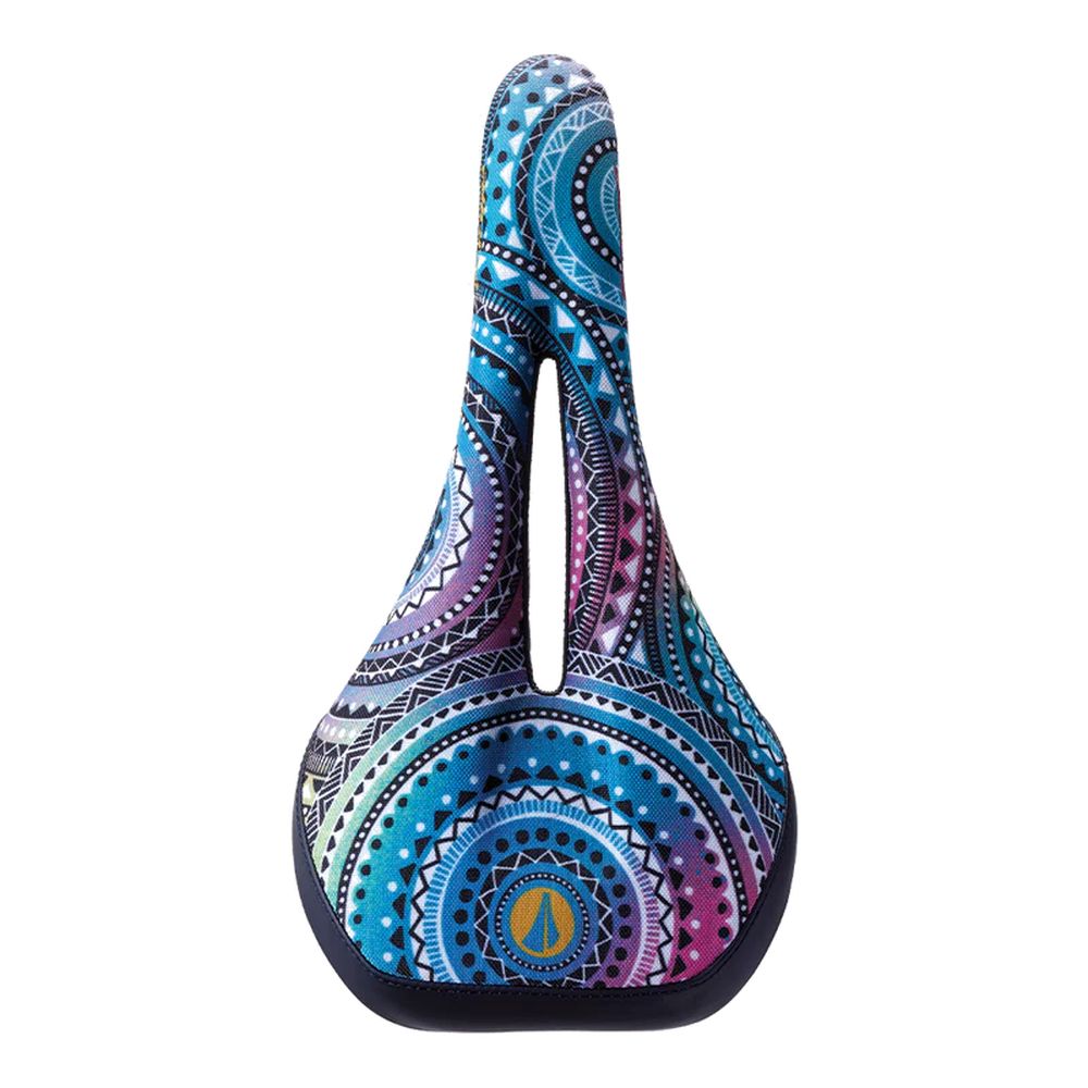 SDG Allure V2 Women's Saddle - Lux Alloy - Cornish Surf Print