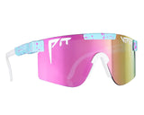 Pit Viper The Gobby Polarized Pink Revo Mirror Lens Single Wide Glasses