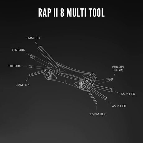 Lezyne Multitool Rap II 8