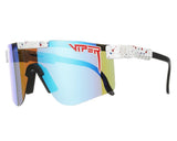 Pit Viper The Absolute Freedom Polarized Blue Revo Mirror Double Wide