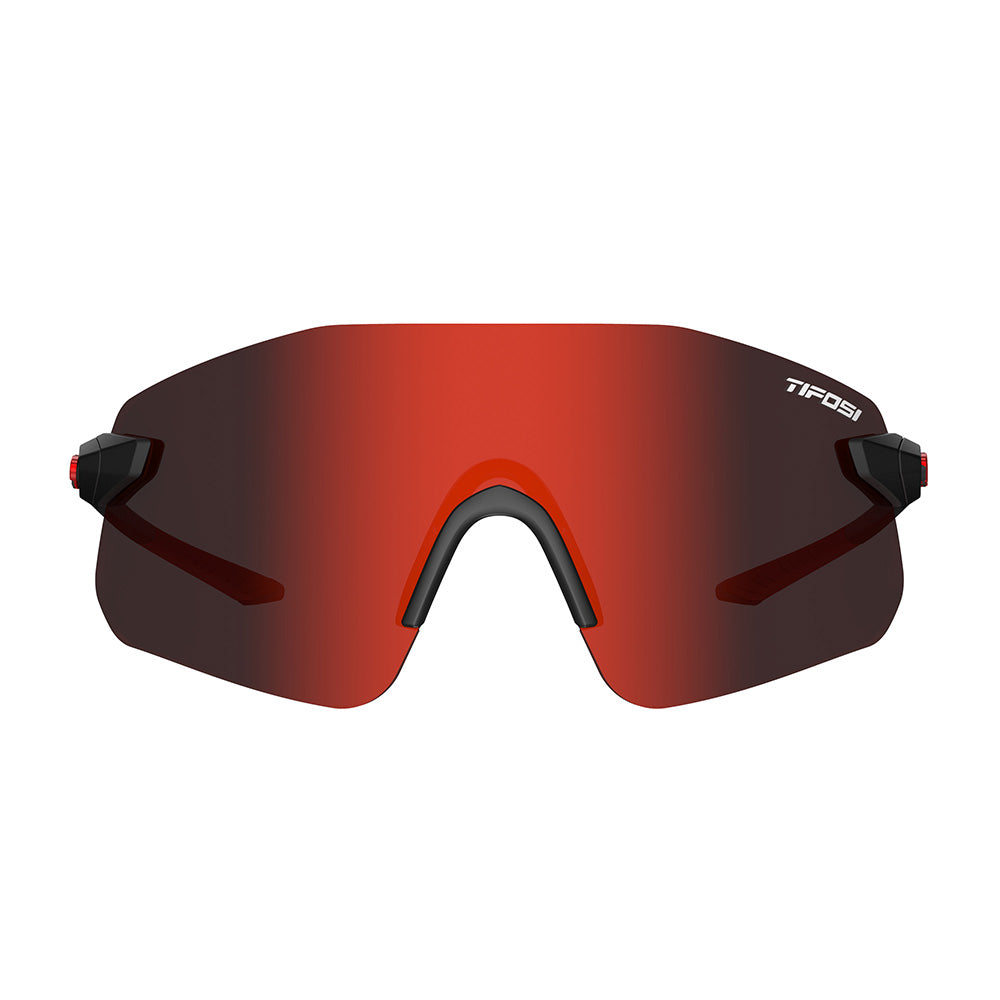 Tifosi Vogel SL Matte Black, Smoke Red Lens