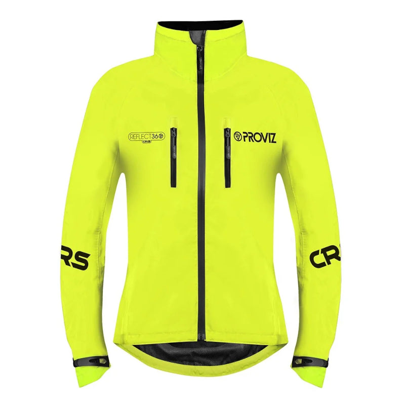 Yellow cycling hot sale jacket women's