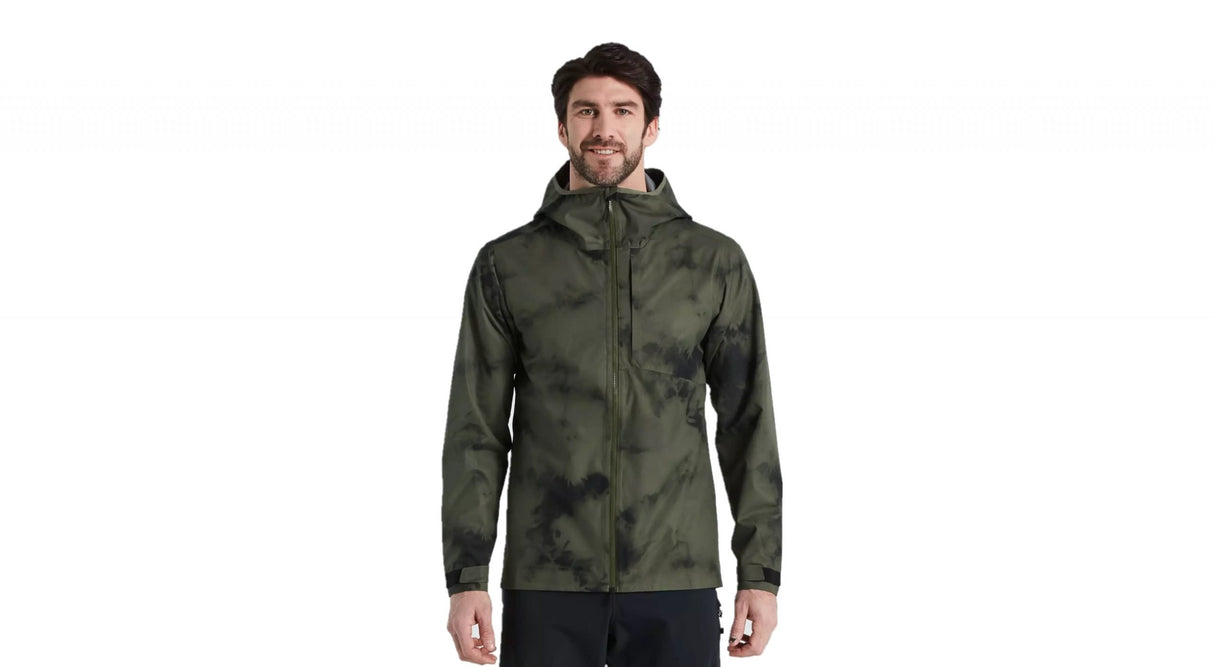 Specialized Mens Altered-Edition Trail Rain Jacket Oak Green