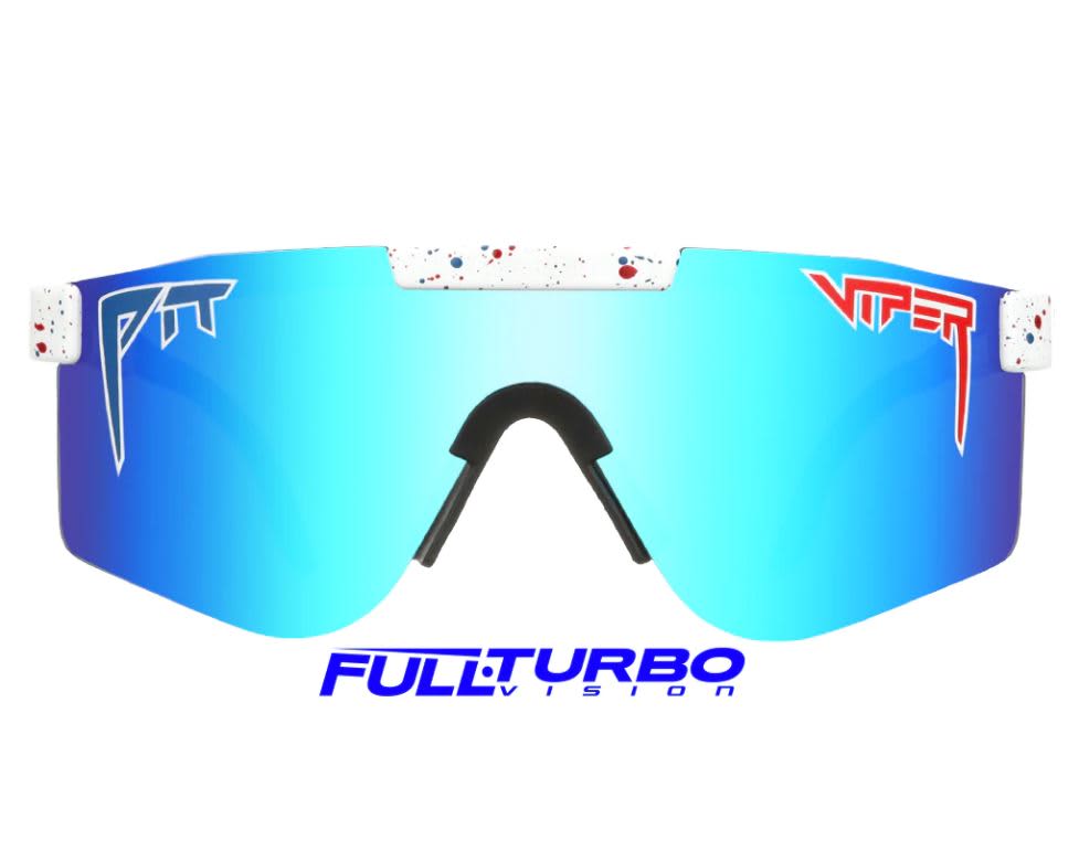 Pit Viper The Absolute Freedom Polarized Blue Revo Mirror Double Wide