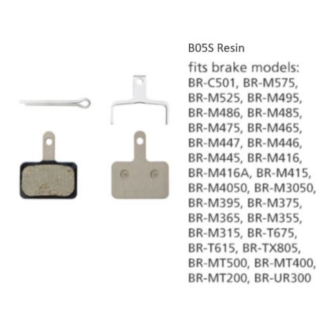 Shimano BR-M446 B05S Disc Resin Brake Pad 1-Pair