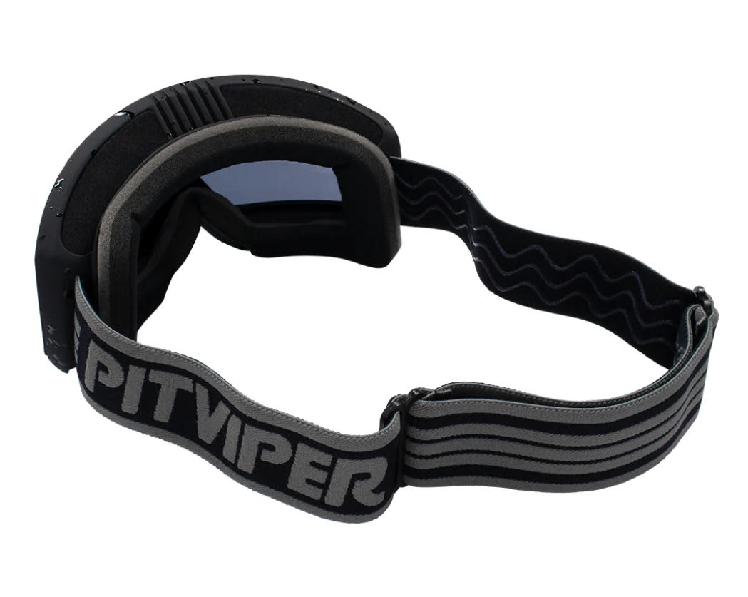Pit Viper The Blacking Out Goggles Silver Mirror/Light Smoke Low Light Lens