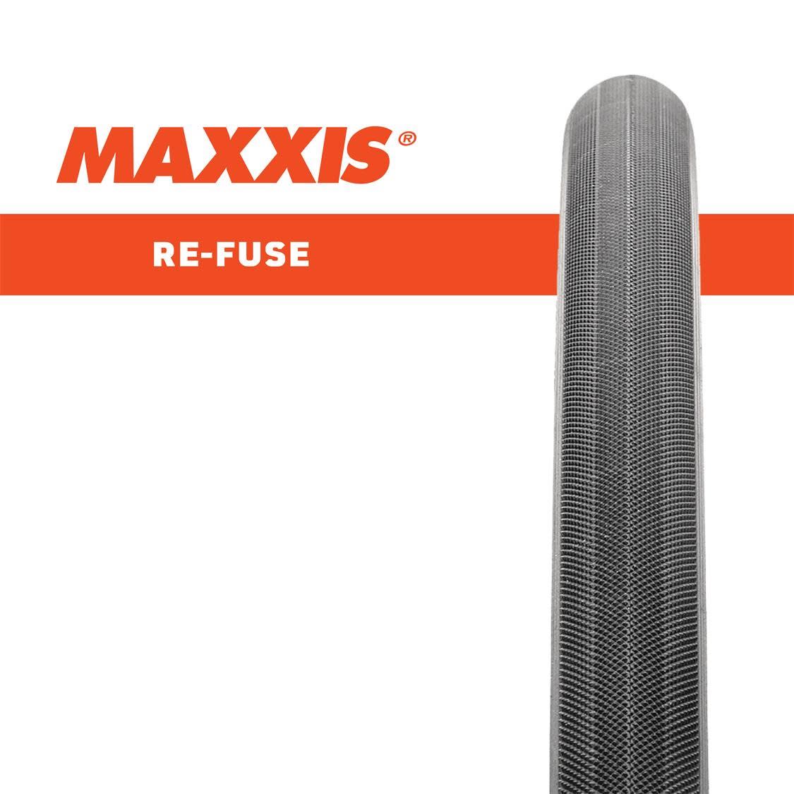 Maxxis 700Cx25 Refuse Black Maxxshield Kevlar Belt Foldable Tyre