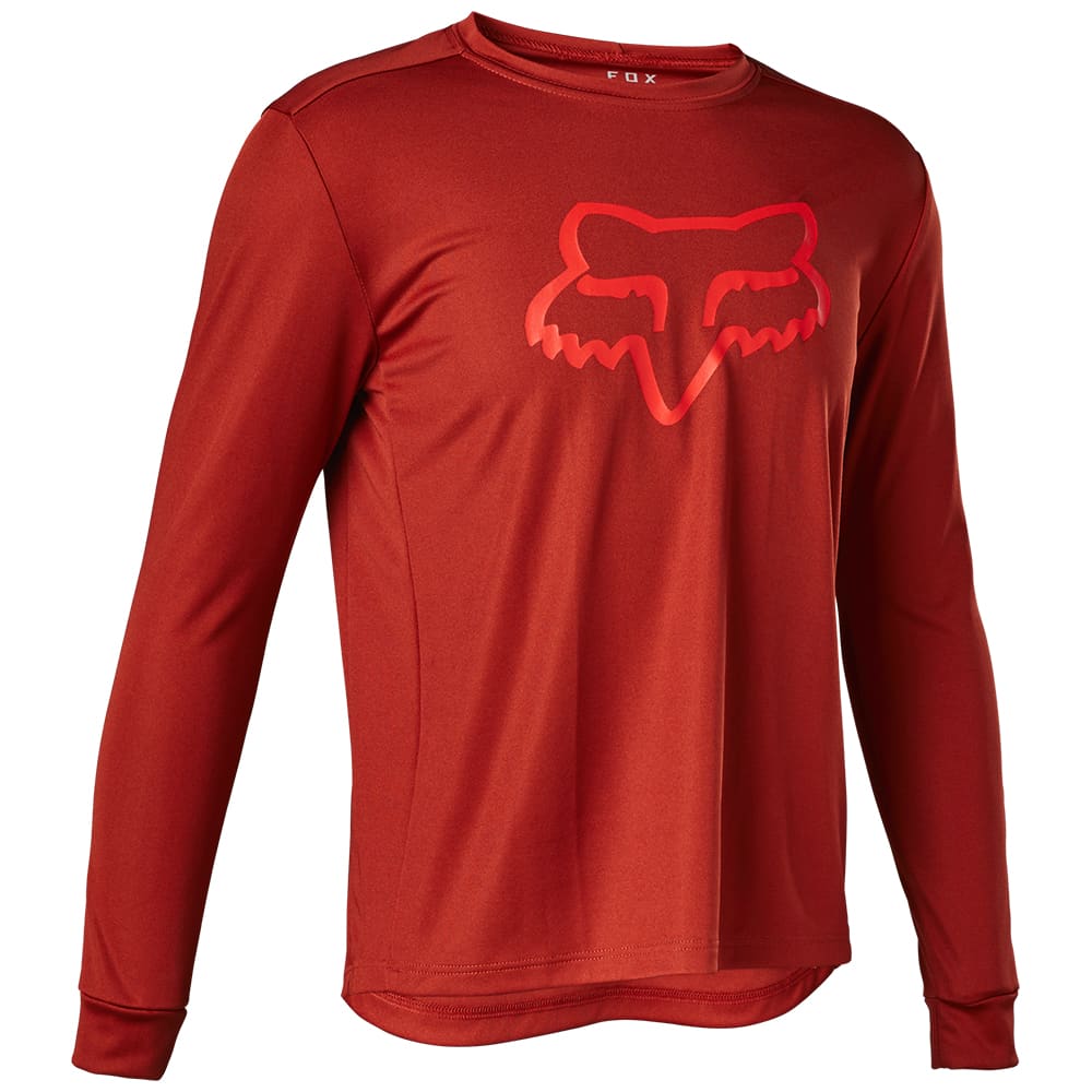 Fox Youth Ranger LS Jersey Red Clay